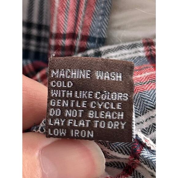 J. McLaughlin Women's Plaid Button Up Shirt Top Long Sleeves Multicolor Size 8 - Picture 8 of 10